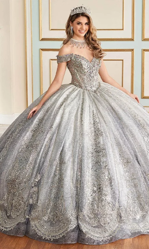 Chic Trend Collection Princesa by Ariana Vara PR30173 - Sweetheart with Capelet Ball Gown