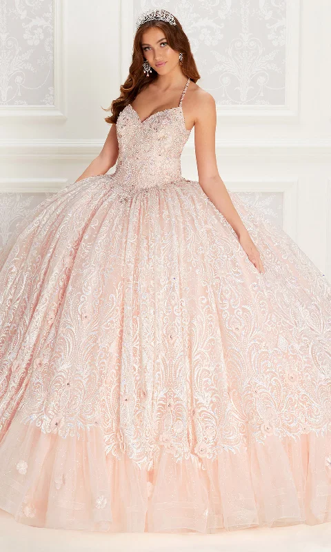 Runway Inspired Wear Princesa by Ariana Vara PR22144 - Beaded Glitter Tulle Ball Gown