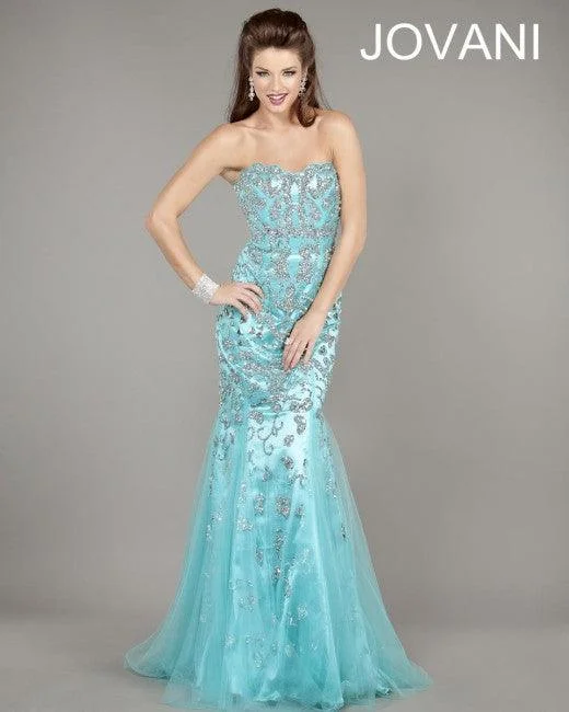 Flash Sale, Don't Miss Jovani 3008 Prom Long Strapless Mermaid Formal Gown