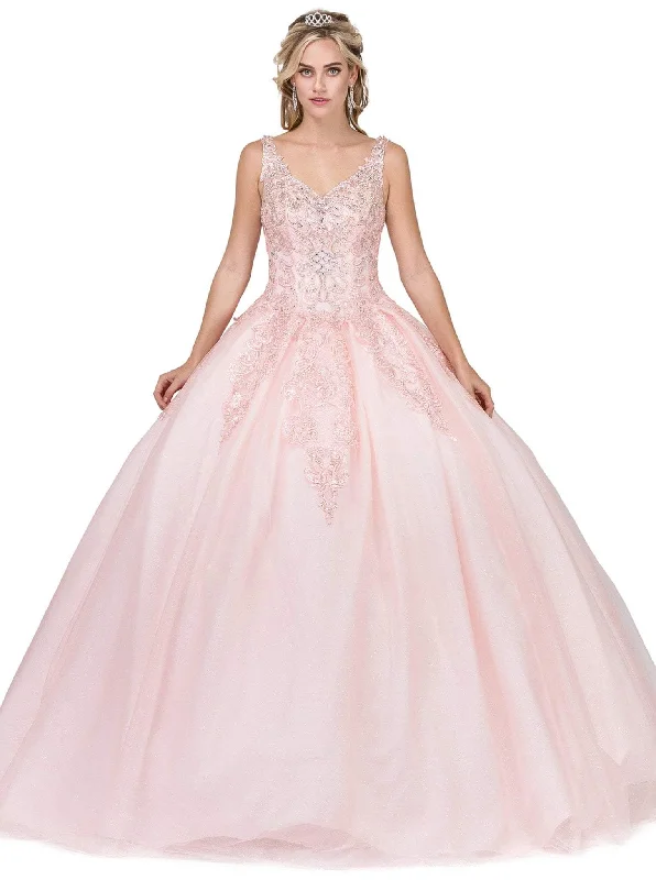 Casual and Comfortable Outfits Dancing Queen - 1271 Beaded Off-Shoulder Quinceanera Gown