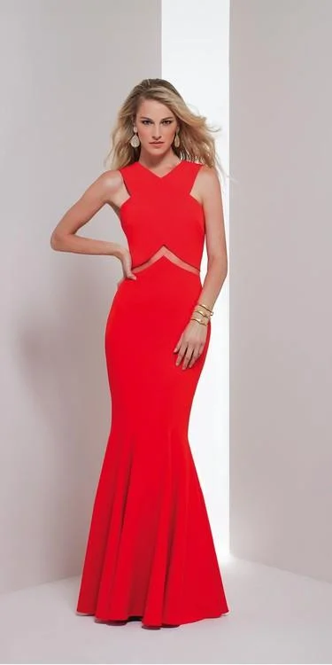 Style Your Wardrobe MIGNON Vm1702 Long Crepe Gown