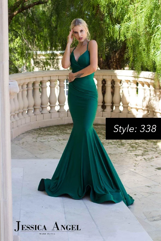 Valentine's Special Jessica Angel Strappy Back Long Formal Gown 338