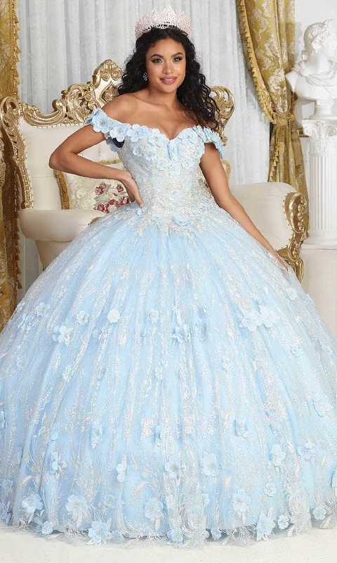 Laid-Back Elegance May Queen LK225 - Off Shoulder Glitter Ballgown