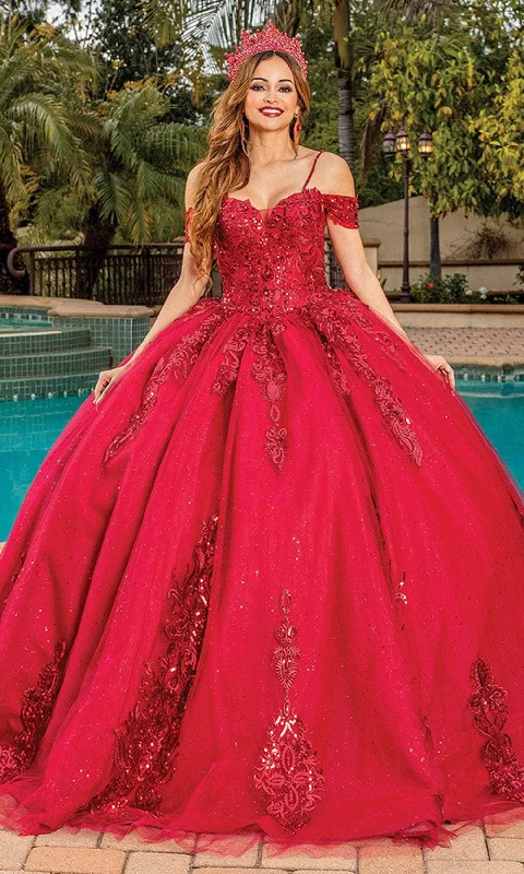 Bold and Elegant Women’s Fashion Dancing Queen 1811 - Sweetheart Sequin Lace Ballgown