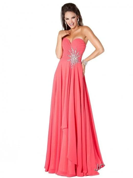 Snag Fabulous Fashion Bargains Jovani 110967 Long Formal Strapless Prom Dress