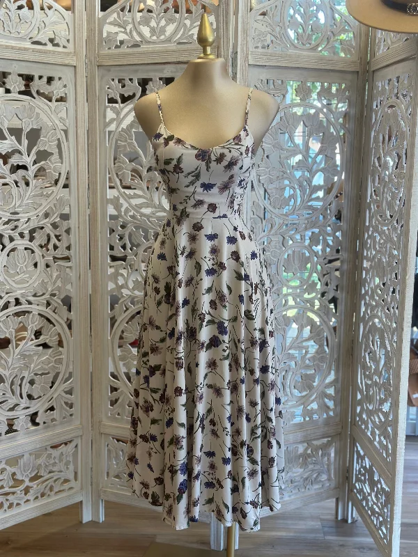 Hot Brand Discounts Ivory Tie Back Maxi Floral Dress