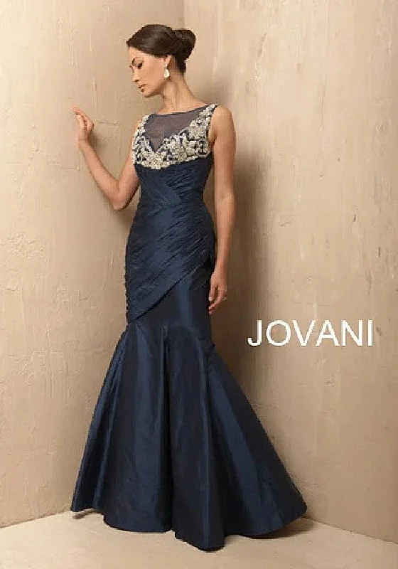 Sporty Streetwear Jovani 72704 Sleeveless Fit and Flare Long Evening Dress