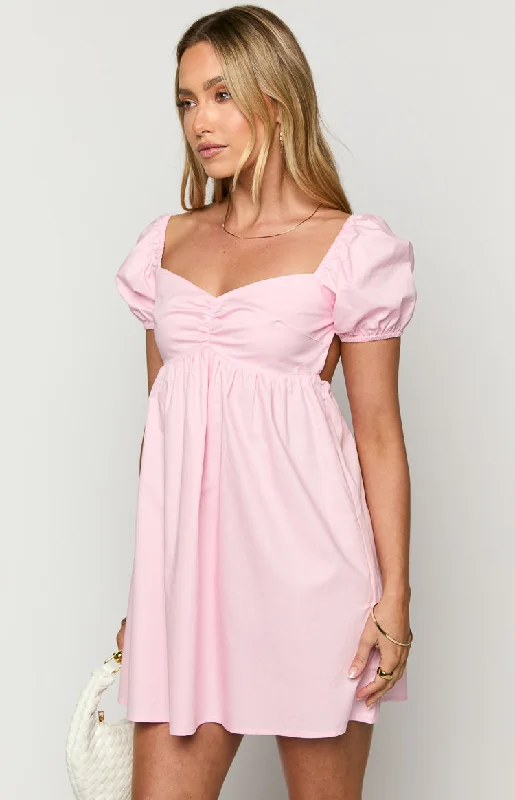 Limited Time Deal Clara Pink Mini Dress