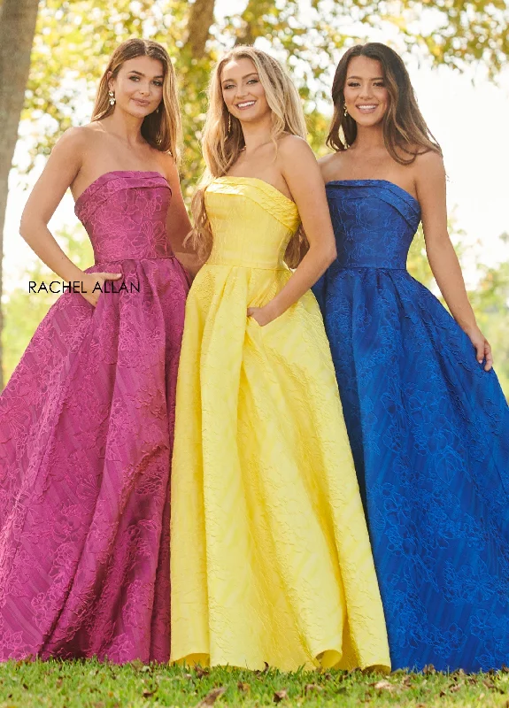 Comfortable Casual Wear Rachel Allan Long Prom Dress Ball Gown