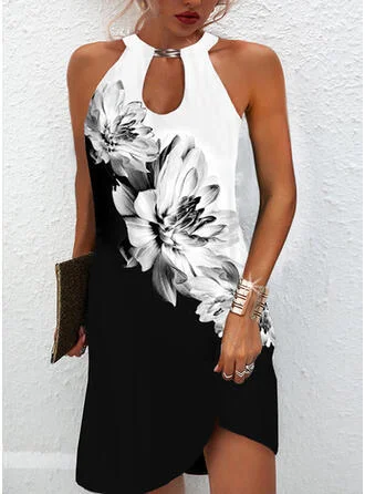 New Styles Just In Imagination Floral Tank Dress - Ivory