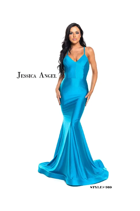 Fashion Forward Jessica Angel Long Formal Fitted Dress 910