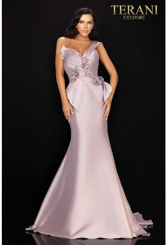 Vibrant Femme Fashion Terani Couture 2011M2160 One Shoulder Long Formal Gown