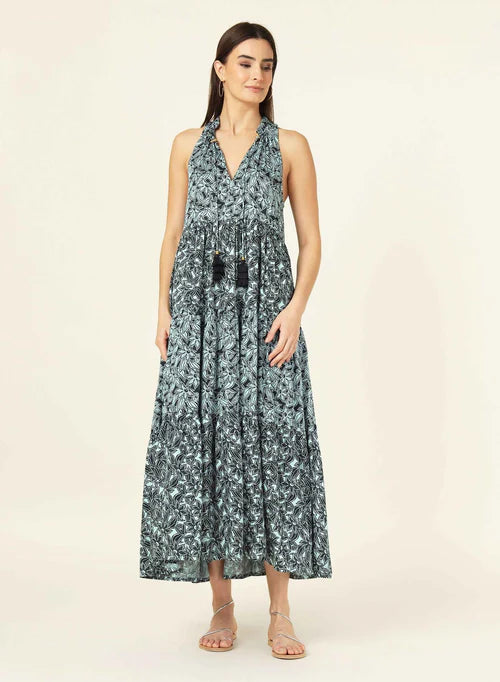 Women’s High Street Fashion PAOLA FLORAL MAXI DRESS