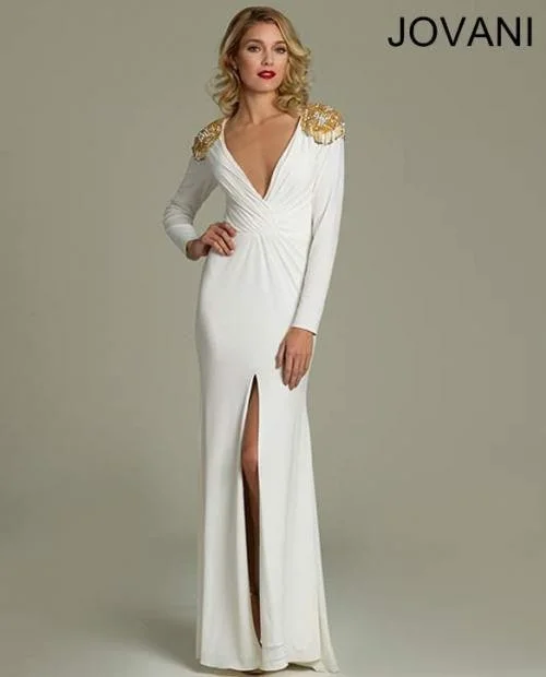 Summer Deals Jovani 79030 Formal Long Simple Wedding Dress