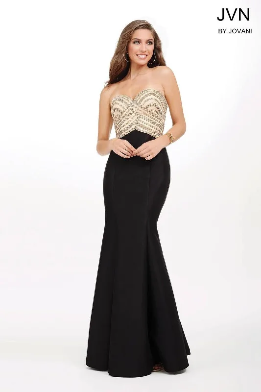 All Season Fashion Collection Jovani 33933 Long Strapless Beaded Prom Dress