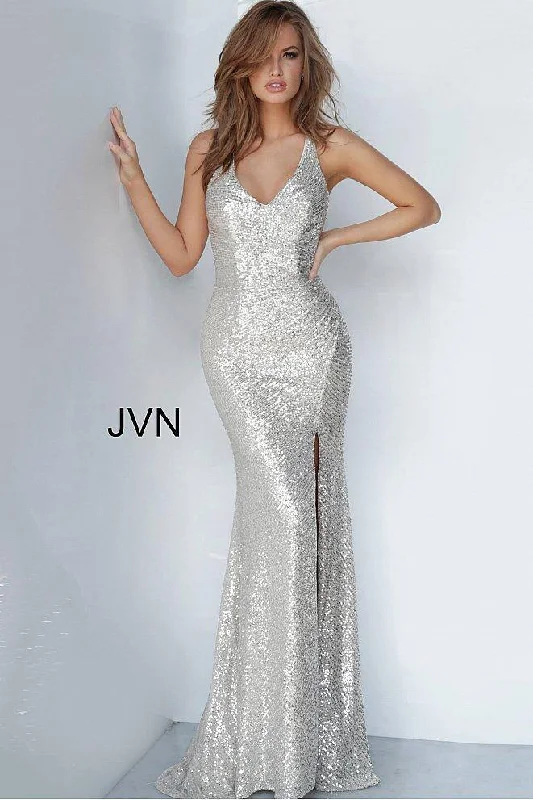 Limited Time Offer Jovani 4707 Long Formal V Neck Prom Dress