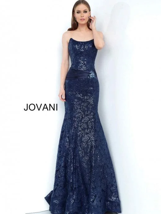 Trendy Fashion For Women Jovani 62939 Prom Long Strapless Evening Formal Gown