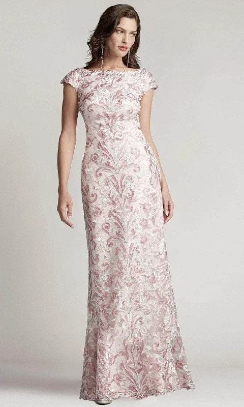 Mega Sales Tadashi Shoji BUE90602L - Floyd Embroidered Tulle Gown