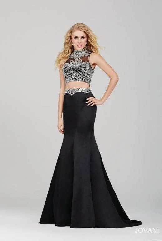 Embrace New Fashion Jovani 33862 Prom Two Piece Long Formal Dress