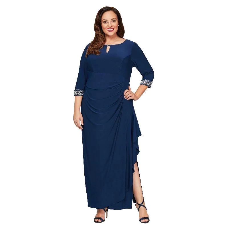 Casual Wear Alex Evenings AE4351416 Plus Size Long Formal Dress