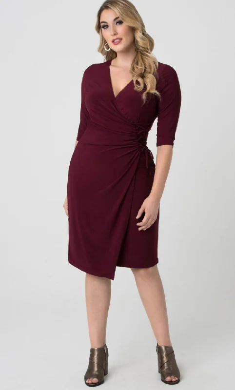 Season Appropriate Women's Collection Kiyonna Plus Size Short Cocktail Dress