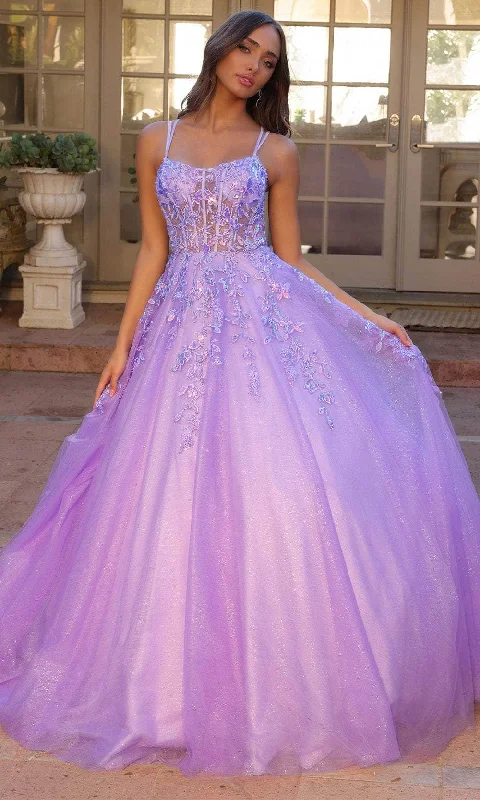 Limited Stock, Big Discounts Nox Anabel H1271 - Sequin Applique Ballgown