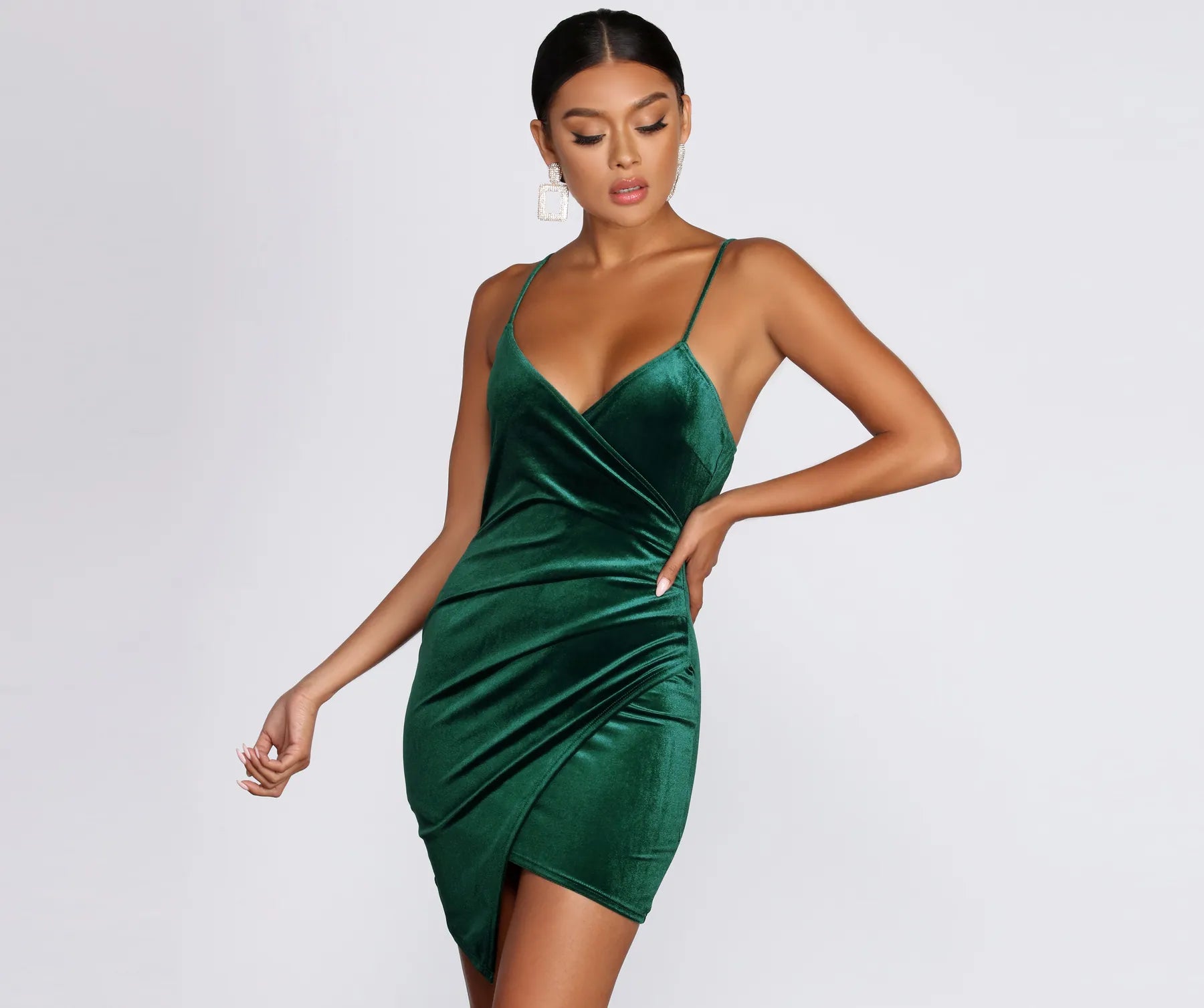 Vibrant Styles Wrapped In Luxury Mini Dress