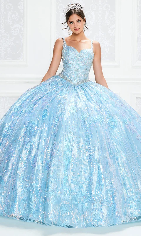 Final Sale Princesa by Ariana Vara PR12009 - Sleeveless V-Neck Ball Gown