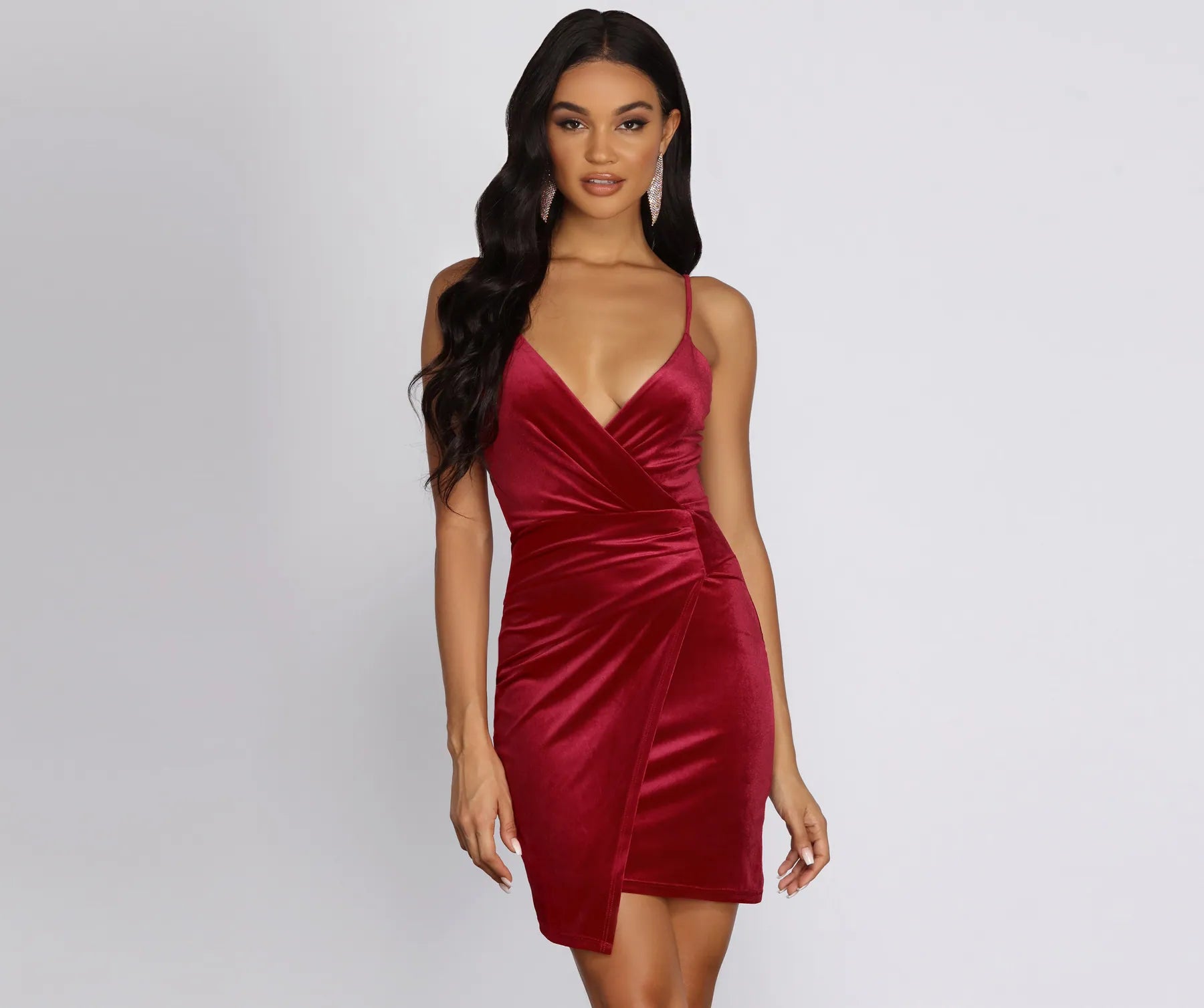 New Arrivals Show It Velvet Mini Dress