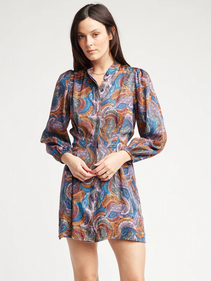 Elegant Clothing SAIGE LONG SLEEVE MINI DRESS