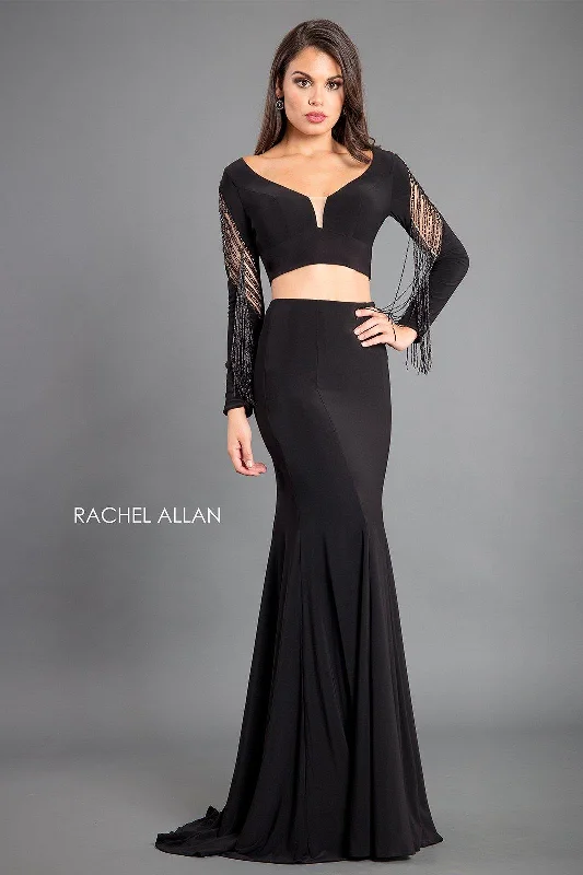 Chic Style Rachel Allan Long Sexy Two Piece Prom Dress