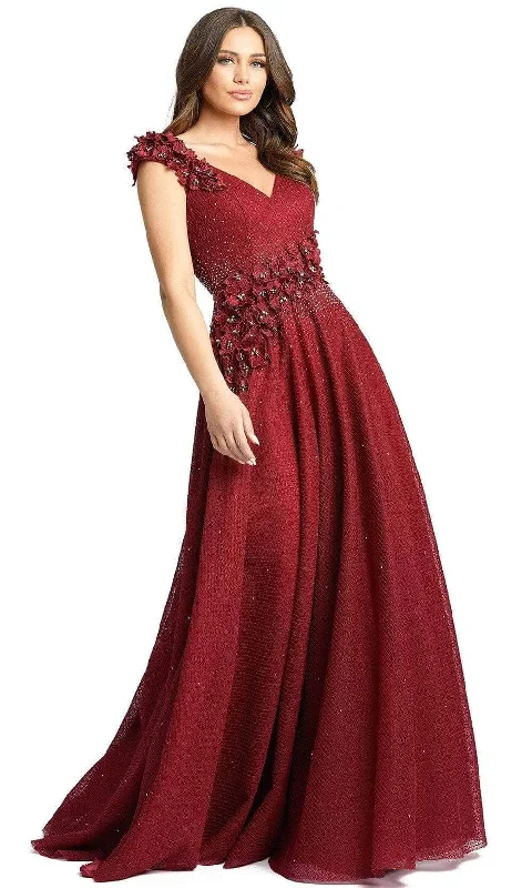 Casual Chic Clothing Mac Duggal 11152 - Sleeveless Appliqued Evening Gown