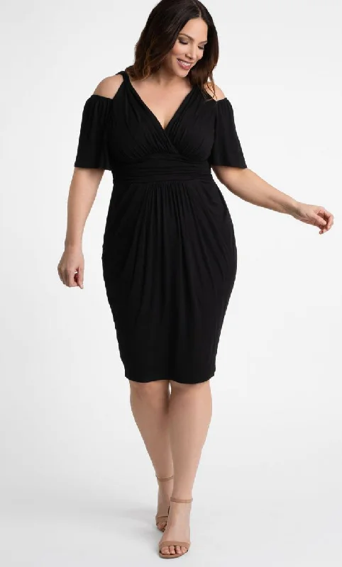 Vintage Style Clothing Sale Kiyonna Tantalizing Twist Short Dress Plus Size