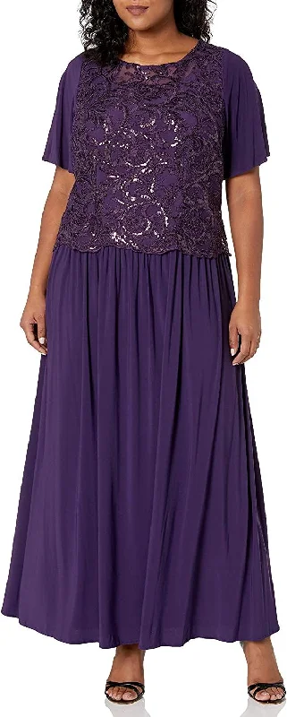 Style Upgrade Le Bos Mother of the Bride Long Beaded Dress 28168