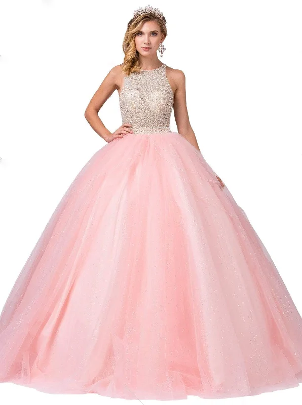 Sale Clearance Dancing Queen - 1350 Jewel Studded Illusion Bodice Ballgown