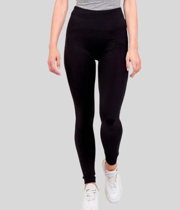 Gift Ideas Black Fleece Lined Leggings