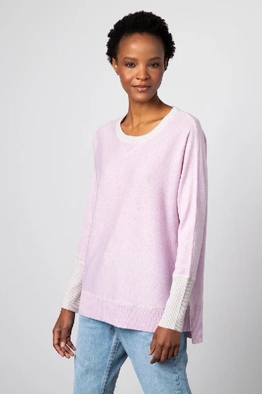 Trendy Urban Attire Kinross Cashmere Hi-Low Sweatshirt