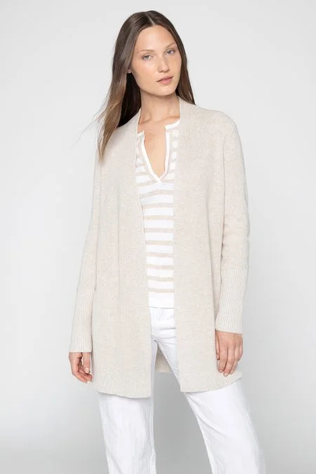 Modern Women’s Apparel Kinross Cashmere Easy Rib Cardigan