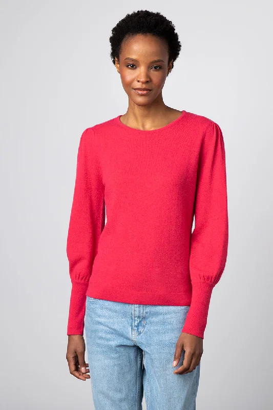 Seasonal Picks Kinross Cashmere Gathered Slv Crew