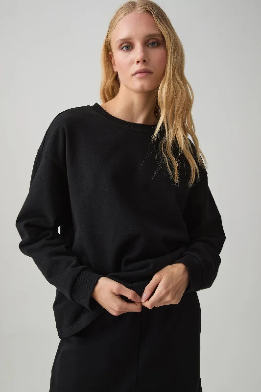 Chic Trends Unveiled Oversized Crew Jumper 417