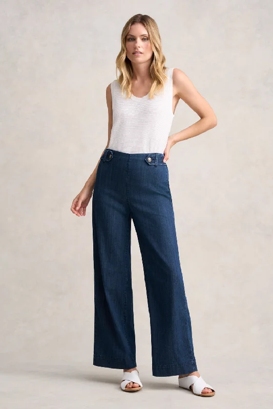 Elegant Women’s Clothing Wide Leg Jeans