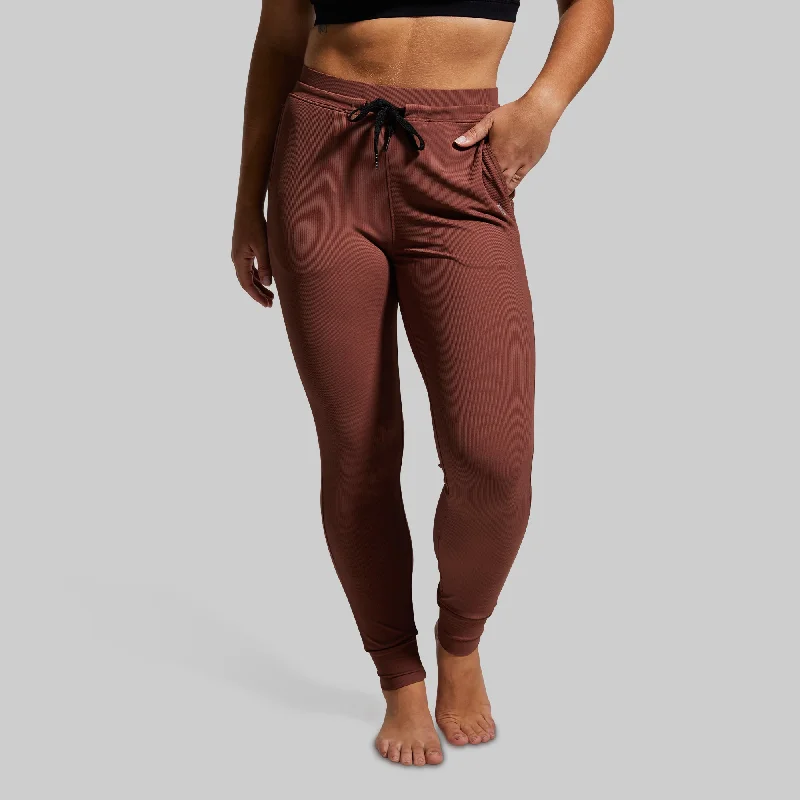 Innovate Your Wardrobe Women's Recovery Jogger (Rust)