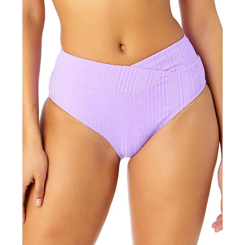 End Of Season Clearance Womens Solid Polyester Swim Bottom Separates