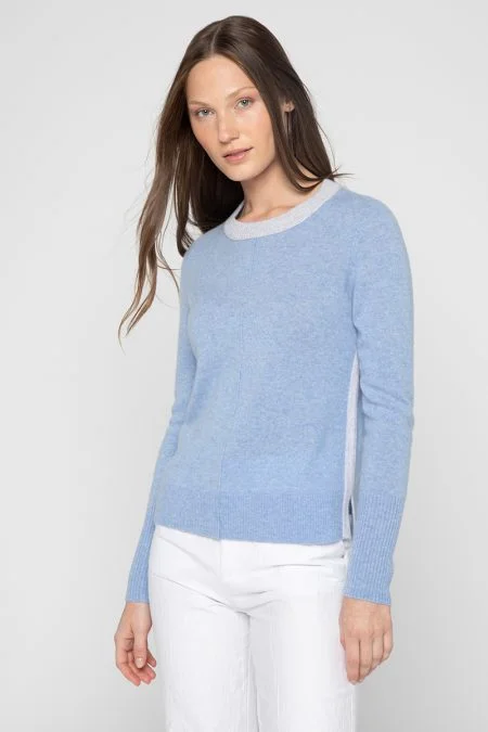 Affordable Women’s Fashion Kinross Cashmere Reversible Pop Crew