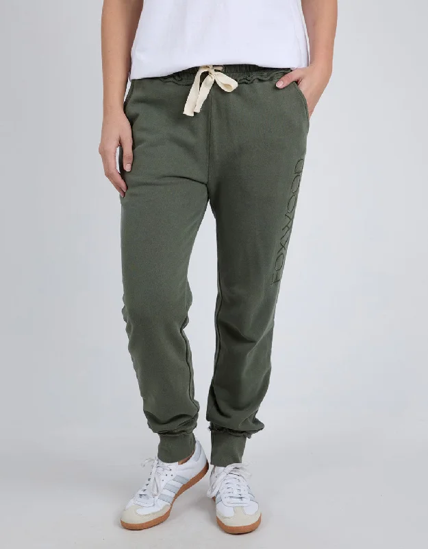 Fashion-forward Women’s Clothing Simplified Track Pant - Khaki