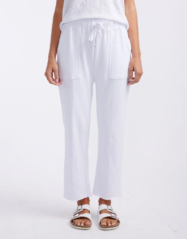 Exclusive Discounts Raw Edge Lounge Pant - White