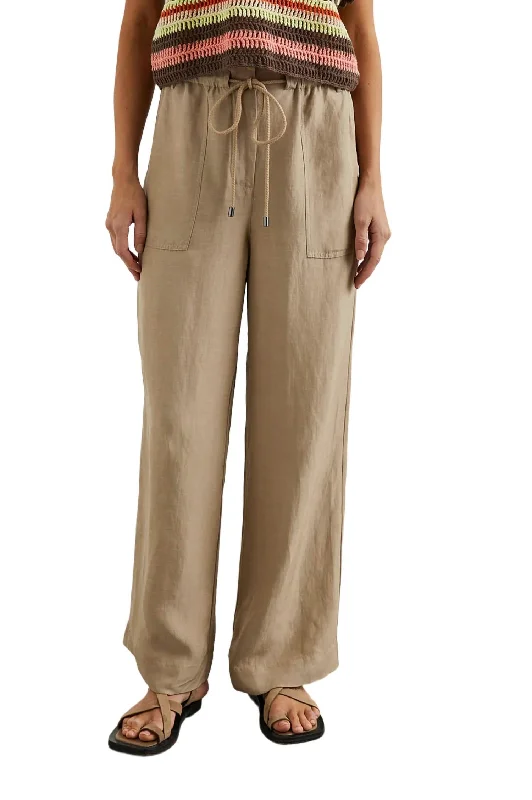 Versatile Women’s Fashion Ryan Pants In Safari