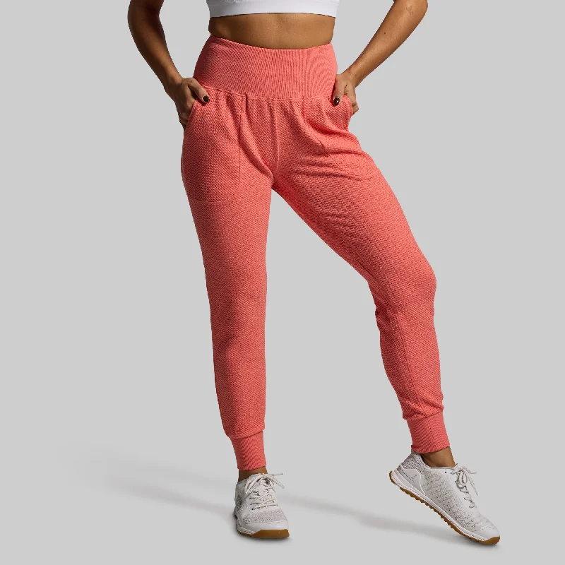 Step Ahead, Lead The Trend Women's Cloud Jogger (Hot Peach)