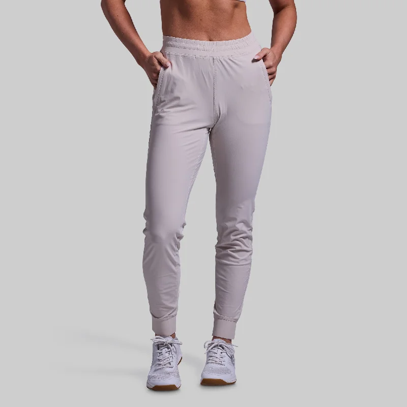 Unleash Your Trend Driven Style Women's Performance Jogger (Oatmeal)