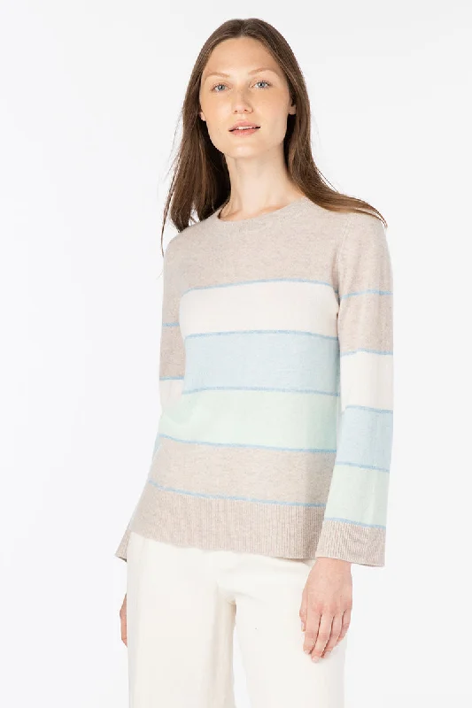 Best Deals Of The Season Kinross Cashmere Wide Stripe Pullover